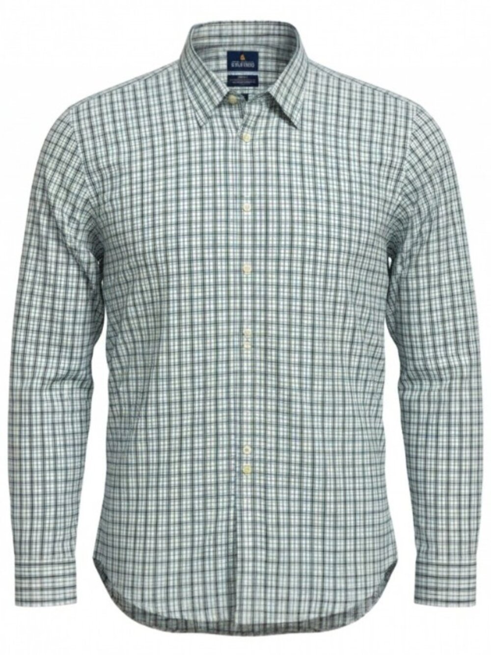 Stafford Travel Performance Big Super Plaid Button Down Shirt